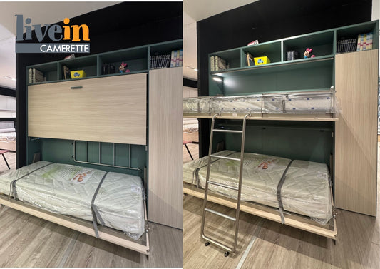 Letto a Scomparsa Doppio 'Magic'