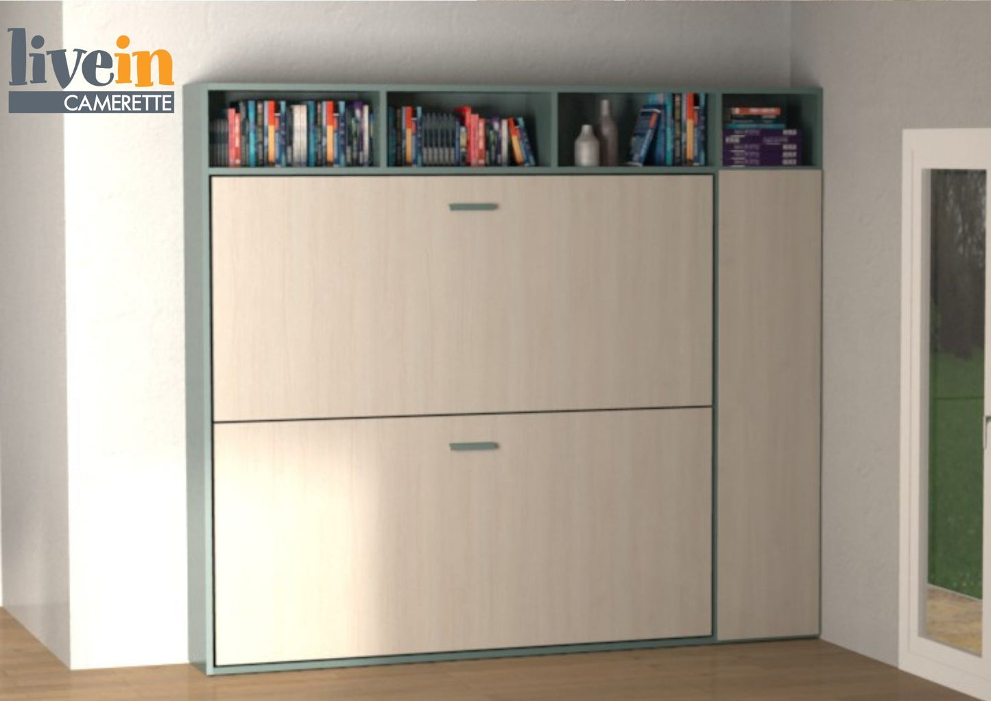 Letto a Scomparsa Doppio 'Magic'