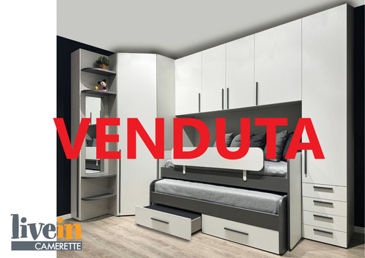 Cameretta dai Colori Neutri + Cabina Salvaspazio